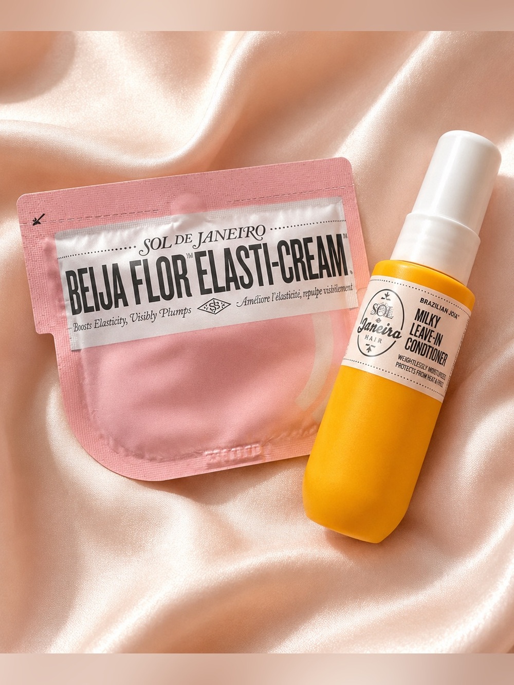 Sol de Janeiro Milky Leave-In Conditioner - Elasti Cream Minis duo- Gift